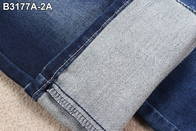 Mercerizing 9.5 Oz Stretch Denim Fabric Fake Knitted Dark Blue